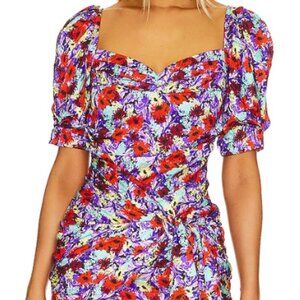 For Love and Lemons, Chiara Puff Sleeved Mini, Size S